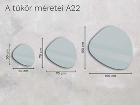 Organikus tükör LED világítással A22