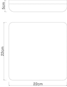 Globo 12388-18 - LED Mennyezeti lámpa MATTHEW LED/12W/230V
