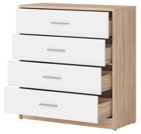 Komód Nepo Plus 7 (szonoma tölgy + fehér) . 1098311