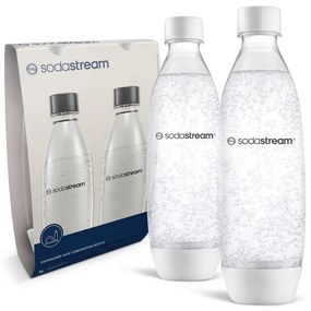 Sodastream Fuse White palack 2x 1 l, mosogatógépben mosható