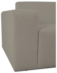 Világosbarna buklé sarokkanapé (jobb oldali) Roxy – Scandic