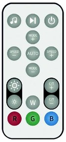 Solight WO62 - LED RGB Dimmelhető állólámpa RAINBOW LED/18W/230V Wi-Fi Tuya + távirányító