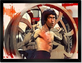 Poszterek keretben 40x30 Bruce Lee KungFu