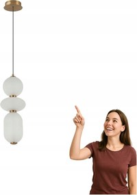 Led függőlámpa 15W Nico PND-8545-3-AB-WH Italux