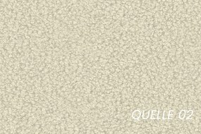 Cloud kárpitozott ágy ágyneműtartóval 160x200 cm - világos bézs Quelle 02 bouclé