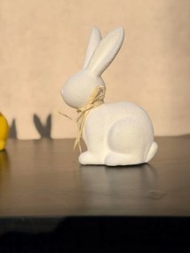 Húsvéti Nyuszi Figura Dekoráció Krémszínű