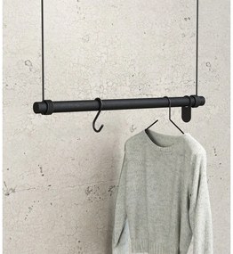 Fekete tölgyfa fali fogas 80 cm Swing M – LIND DNA