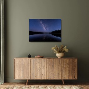 Az éjszakai égbolt képe (üvegen) (70x50 cm)