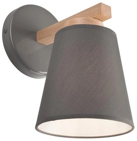 Lamkur Fali lámpa ELLIE 1xE27/60W/230V szürke LA37815