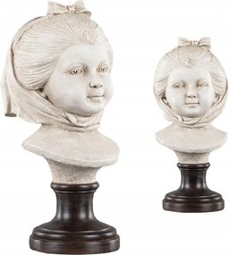 Álló Figura Dekoratív Lány Dekoráció retro polcos szekrény 30cm