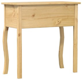 Corona tömör fenyőfa konzolasztal 73 x 35 x 73 cm