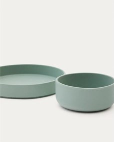 Szilikon gyerek étkészlet 2 db-os Lili – Kave Home