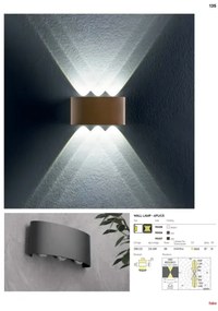 Redo 90227 - LED Kültéri fali lámpa FABO LED/6W/230V 3000K IP54 barna