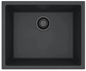 ALVEUS 1150057 - OMNI konyhai mosogató 55x45 cm gránit/fekete