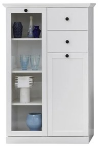 Vitrin Brendon 1D1W2S (fehér). 1052782