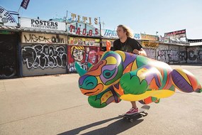 POP ART orrszarvú rider 201 x 102 cm