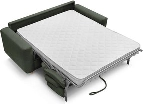 Zöld kanapé mindennapos alvásra-kinyitható 200 cm Cocoone – Bobochic Paris