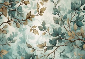 Fotótapéta Akvarell erdő Pasztell vinil 254x184 +ragasztó