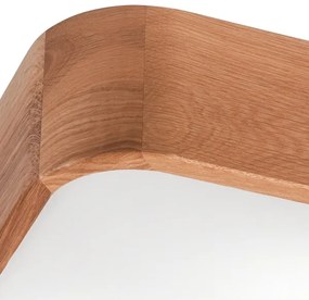 Mennyezeti lámpa OAK SQUARE 2xE27/15W/230V 35x35 cm tölgy