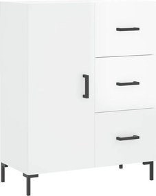 vidaXL magasfényű fehér szerelt fa tálalószekrény 69,5 x 34 x 90 cm