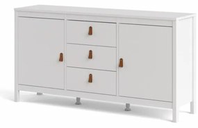 Tvilum Fehér tálalószekrény 3 fiókkal SALOMO