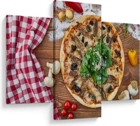 Pizza képe (90x60 cm)
