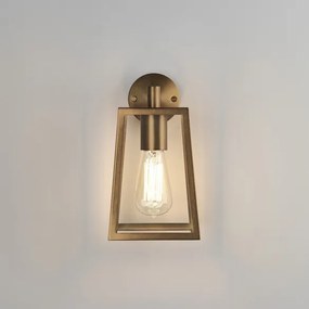 ASTRO LIGHTING 1306005 CALVI Klasszikus Kültéri Fali Lámpa Idős Réz, Átlátszó E27 IP23