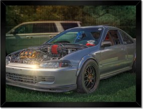 Poszterek keretben 40x30 Egyedi autó