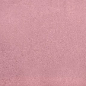 rózsaszín kihúzható bársony heverő 80 x 200 cm