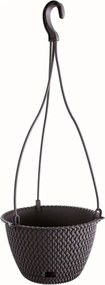 PROSPERPLAST Akasztós virágcserép SPLOFY ROUND W antracit 23cm