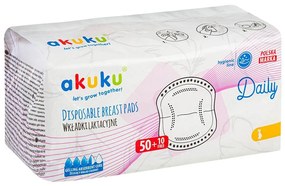 Szoptatós melltartó betét Akuku 60 db