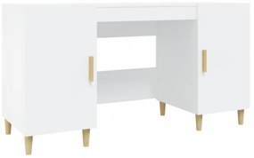 vidaXL fehér szerelt fa íróasztal 140 x 50 x 75 cm