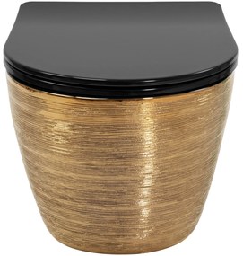 WC csésze Carlo Flat Brush Gold