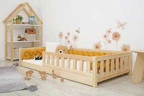Ourbaby® Montessori Meadow Children's Low Bed - Natural 200x140 cm