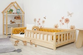 Ourbaby® Montessori Meadow Children's Low Bed - Natural 200x90 cm