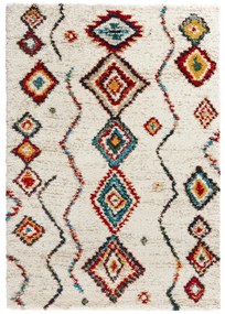 Geometric krémszínű szőnyeg, 200 x 290 cm - Mint Rugs