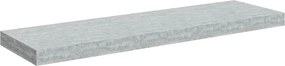 vidaXL betonszürke MDF lebegő fali polc 80 x 23,5 x 3,8 cm