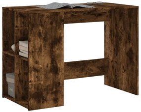 füstös tölgy színű szerelt fa íróasztal 102x50x75 cm