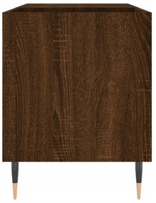 barna tölgyszínű szerelt fa hanglemezszekrény 85x38x48 cm