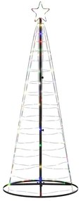 színes LED karácsonyfa 200 LED 182 cm