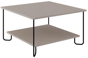 Szürke dohányzóasztal 80x80 cm Tonka – Marckeric