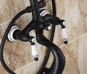 Zuhanyrendszer NSC NSC46982 érzékelővel, sárgaréz testtel, többféle színben, például matt fekete és sötét bronz