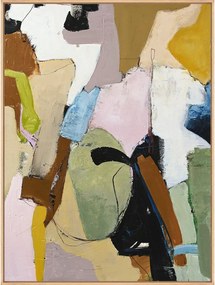 Nyomtatott keretezett vászon kép kézzel festett részletekkel 93x117 cm Out Of Ordinary – Malerifabrikken