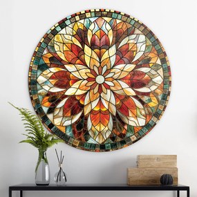 DUBLEZ | Fából készült mandala a falra - A világ színei