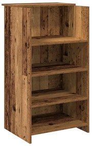 recepciós pult antik fa 155x50x103,5 cm szerelt fa