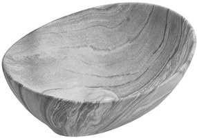 Mexen Elza, asztali mosogató 40 x 33 cm, szürke kő, 21014096