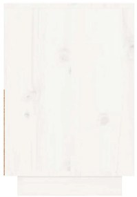 2 db fehér tömör fenyőfa éjjeliszekrény 60 x 34 x 51 cm