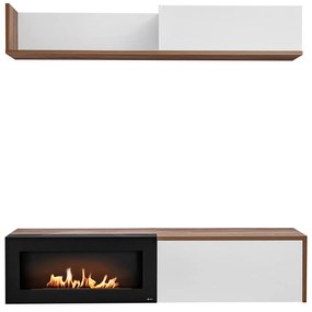 Nappali fal Dalton RSW DLB (sterling tölgy + matt fehér). 1097683