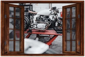 Poszterek 90x60 Yamaha Motorkerékpár Garázs