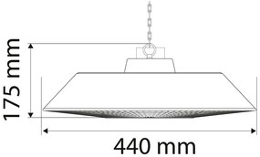 Mennyezeti infra hősugárzó 1500 W
